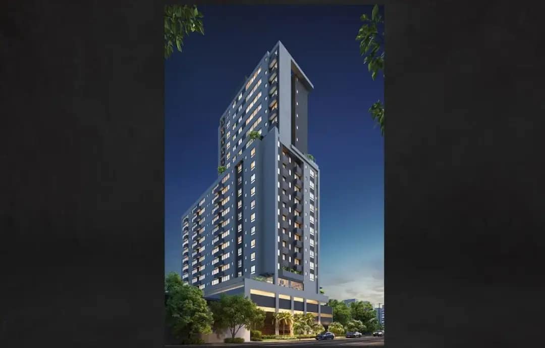 Fachada do empreendimento residencial Upside Square, da Patrimar, em Belo Horizonte