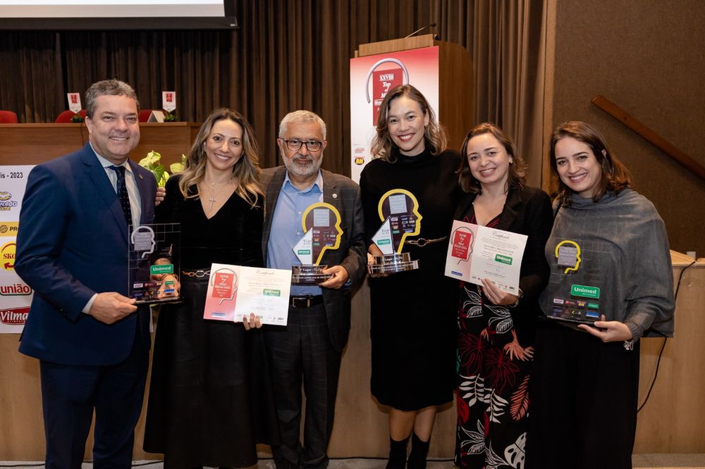 Unimed-BH é uma das grandes vencedoras da 28ª edição do Prêmio Top of Mind Minas Gerais