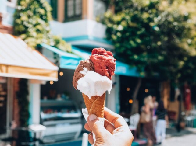 Gelato italiano, um sorvete bem diferente do tradicional. (Foto: pexels/ugur tandogan/8618079) Gelato italiano, um sorvete bem diferente do tradicional