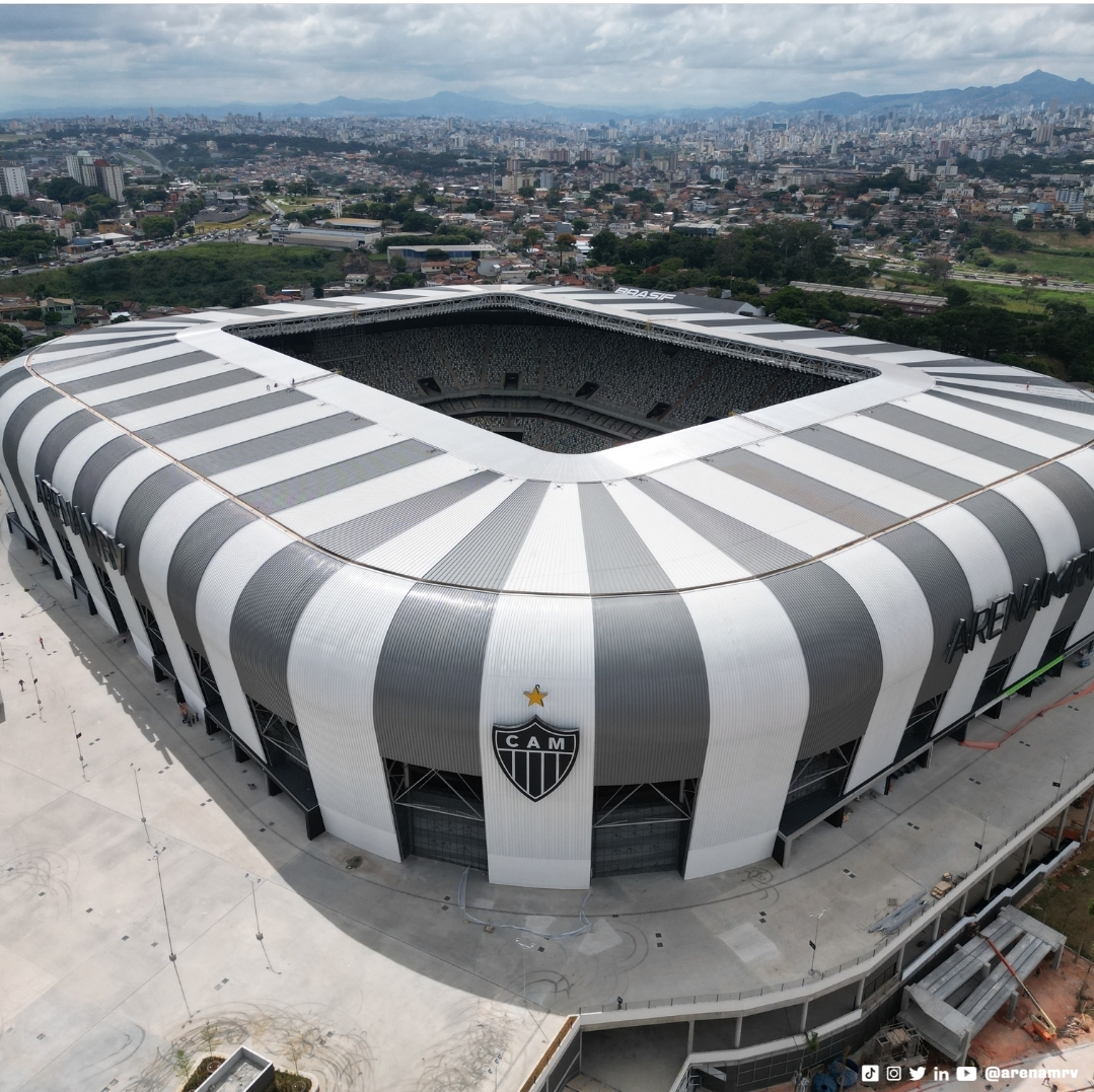 Atlético confirma estreia da Arena MRV em jogo contra o Santos neste domingo 