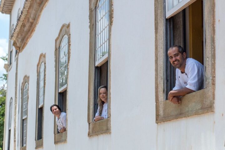 Chefs Paulo, Fernanda e Higor 