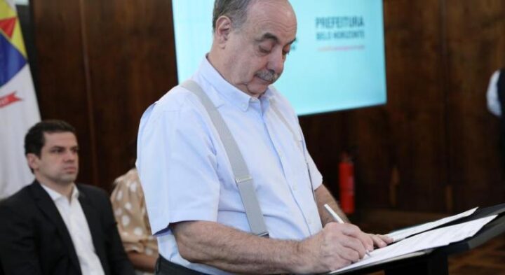 Obras de requalificação da avenida Afonso Pena começam nesta terça-feira Prefeito de BH Fuad Noman assina ordem de servico de obras de mobilidade da avenida afonso pena