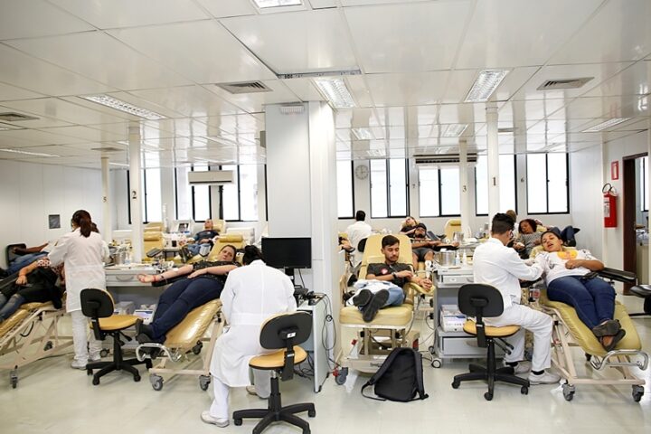 Carnaval 2024: doação de sangue é fundamental sala de coleta sangue Hemominas