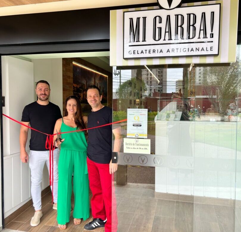 Proprietários nova loja MiGarba