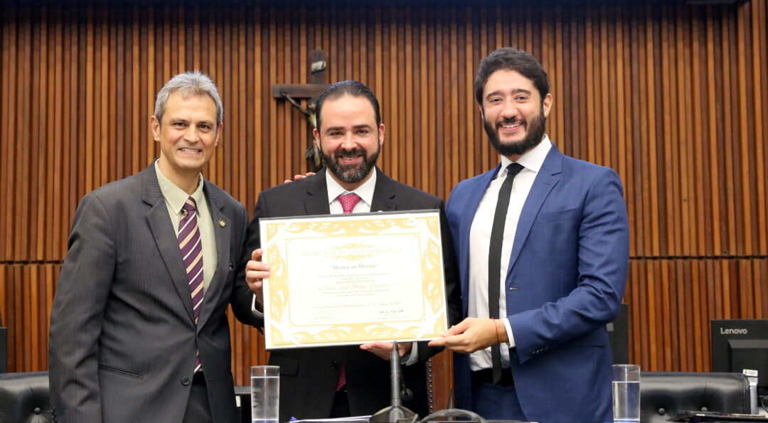 Presidente da OAB/MG, Sérgio Leonardo recebe homenagem