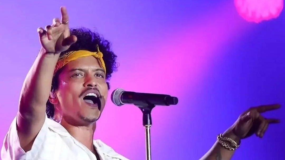 Bruno Mars faz show no Mineirão