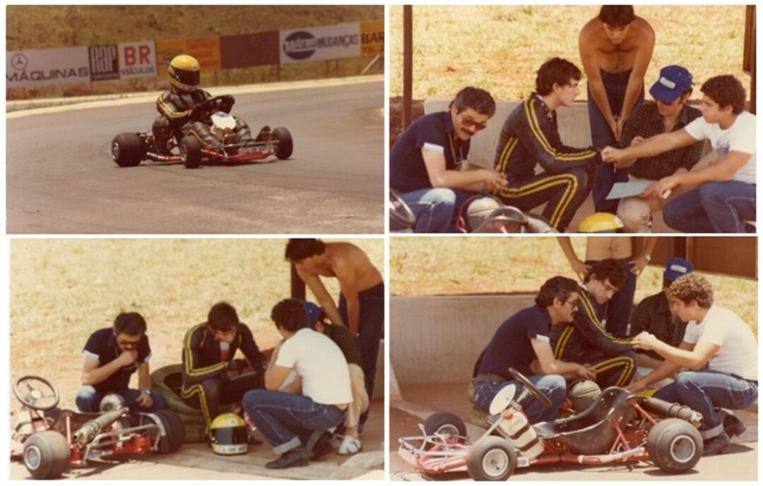 Senna em pistas de Minas
