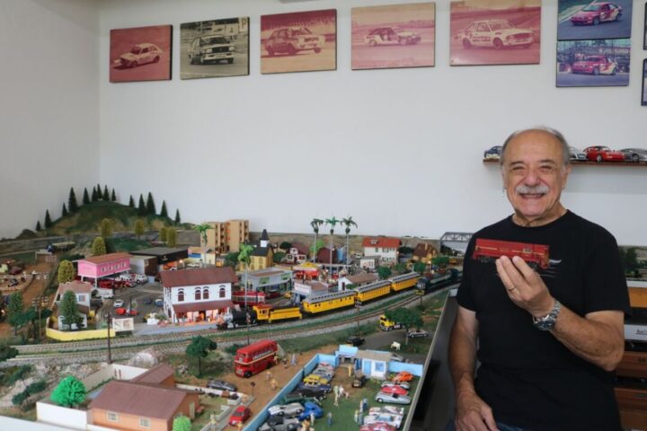 Hobby de Emílio Camanzi: ferreomodelismo