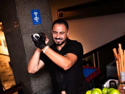Drinks preparados na hora para os convidados