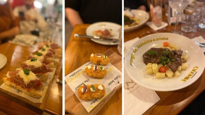 Entrada e ptaro principal Nineto Foto Robhson Abreu Festival de gastronomia tem entrada e um dos pratos principais oferecidos no Ninetto Tratoria durante a BH Restaurante Week