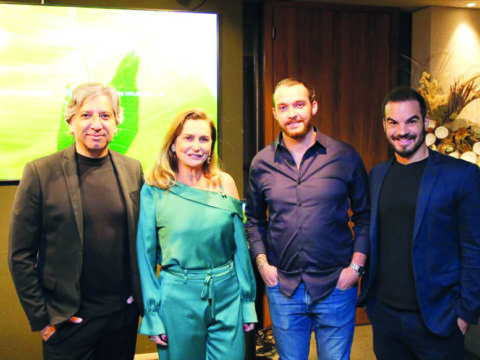 Mafuz evento: Fernando Mafuz Tania Salles Tiago Ballesteros Andre Freire