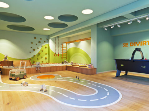 Riva: Perspectiva do espaço kids