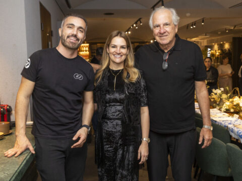 Leo Paixão, Maria Fernanda e Rubens Menin