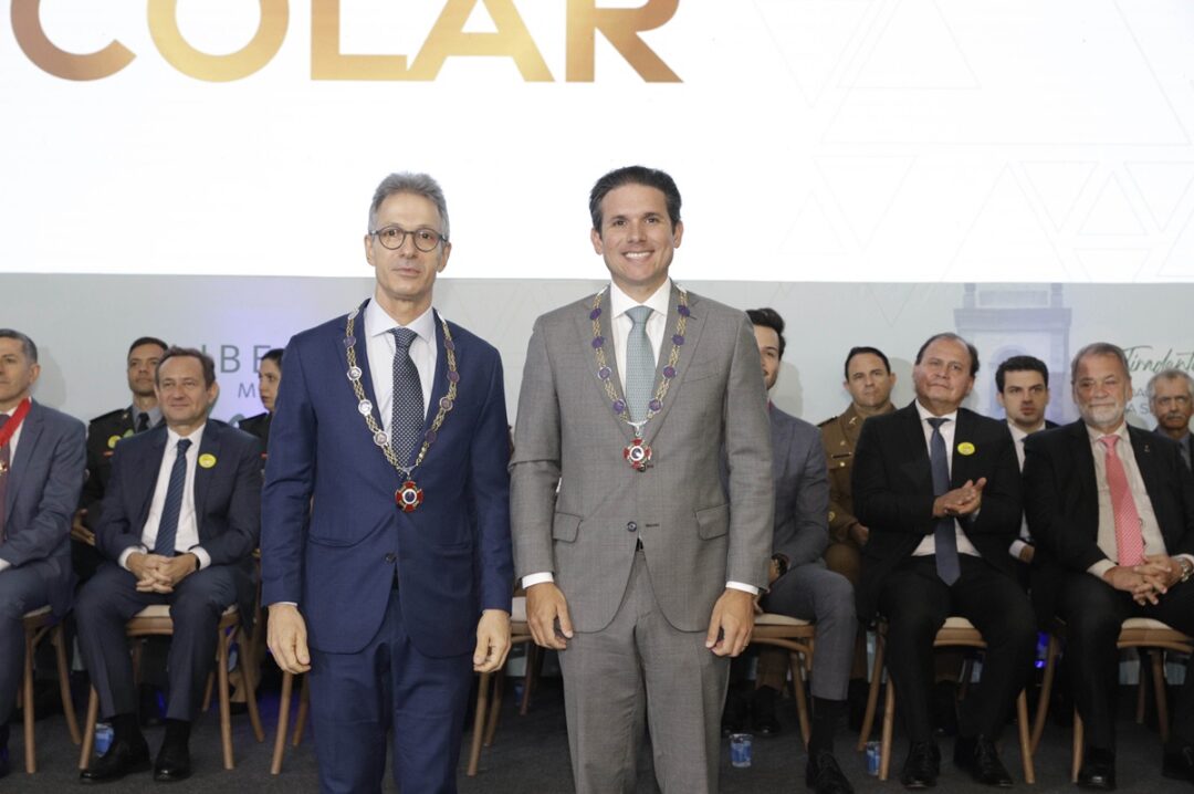 Romeu Zema e Hugo Mota