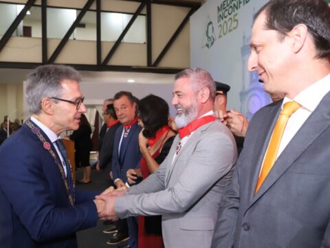 Medalha da Inconfidência: Romeu Zema e Leônidas Oliveira