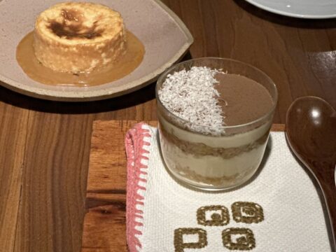 Tortinha de doce de leite e Tiramissu mineiro