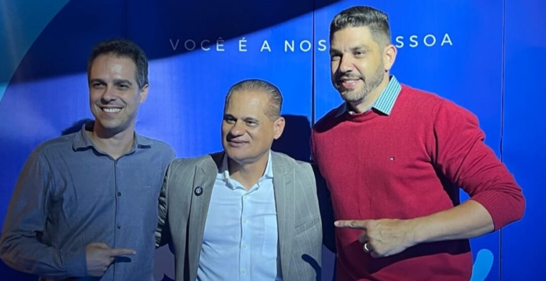 Divulgação Bruno Chaves CEO TMXe Lourival Araújo CEO Blue Saúde e Luiz Guimarães Diretor de Operações TMX Energy
