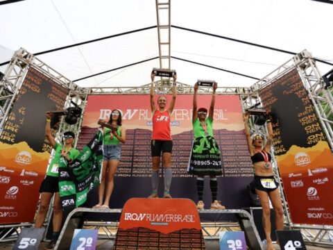 Atletas do feminino no Iron Runner Brasil