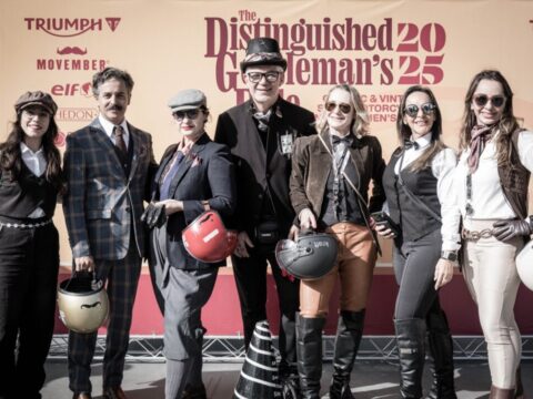 Motociata do DGR: Participantes investem em roupas elegantes e de época