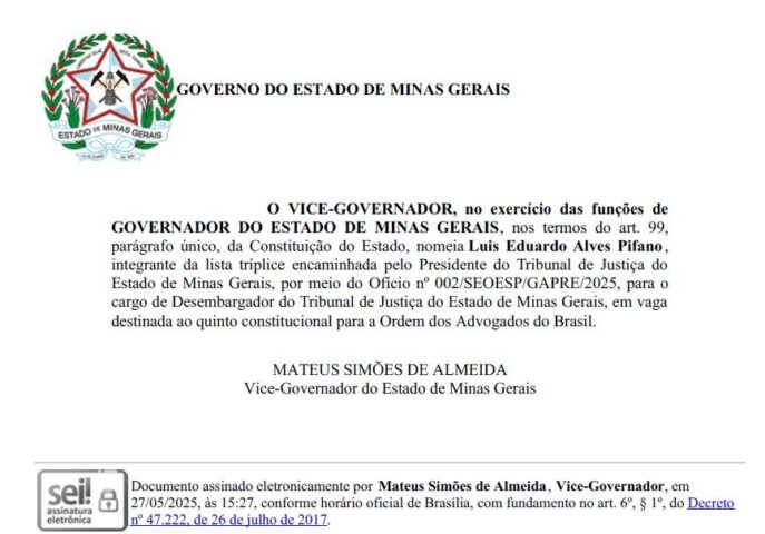 documento desembargador documento desembargador