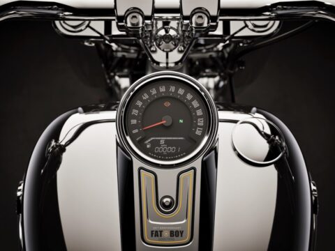Harley Davidson Fat Boy Gray Ghost