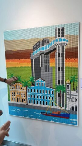 Arte em lego