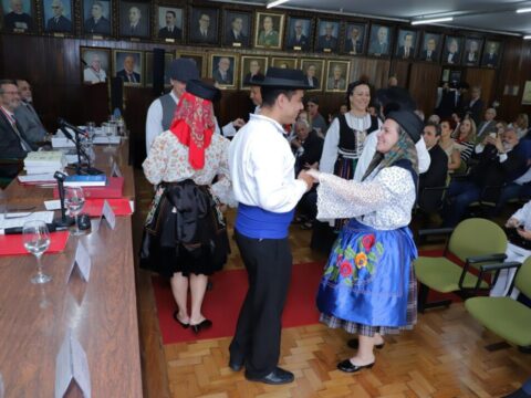 Cerimônia lançamento Casa dos Açores BH