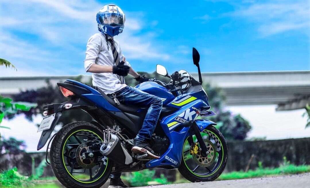 Motociclista comemora seu dia em BH