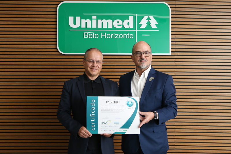Frederico Peret presidente da Unimed BH recebe certificação inédita no Brasil