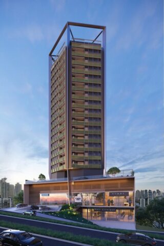 Mirá Fachada construtora Somattos, em parceria com a incorporadora Pentagna lançam o Mirá