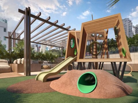 Playground do Edifício Portovenere da construtora Capanema