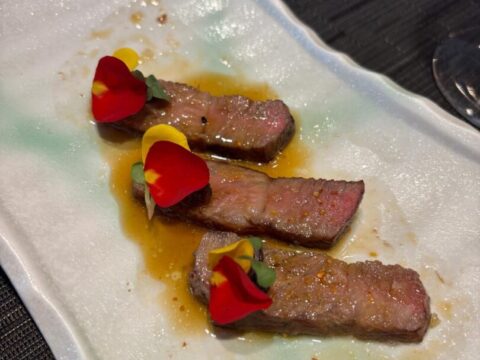 Wagyu de Kagoshima no Krug Grande Cuvée