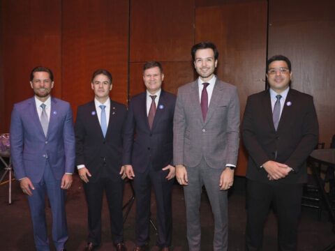 Personalidades na cerimônia da Ordem do Mérito Legislativo 2025