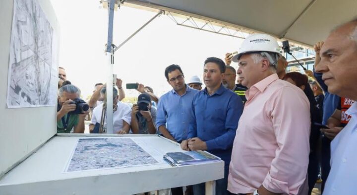 obra da trincheira da Cristiano Machado