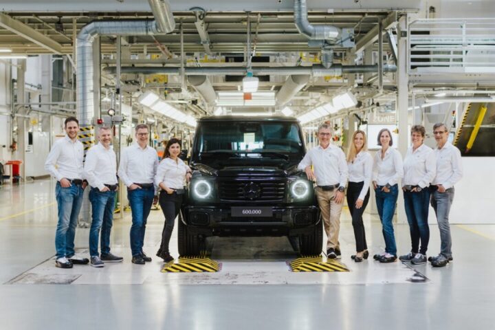 600 000 Mercedes Benz G Klasse: Erfolgsgeschichte geht weiter 600,000th Mercedes Benz G Class: Success story continues Quadradão Classe G