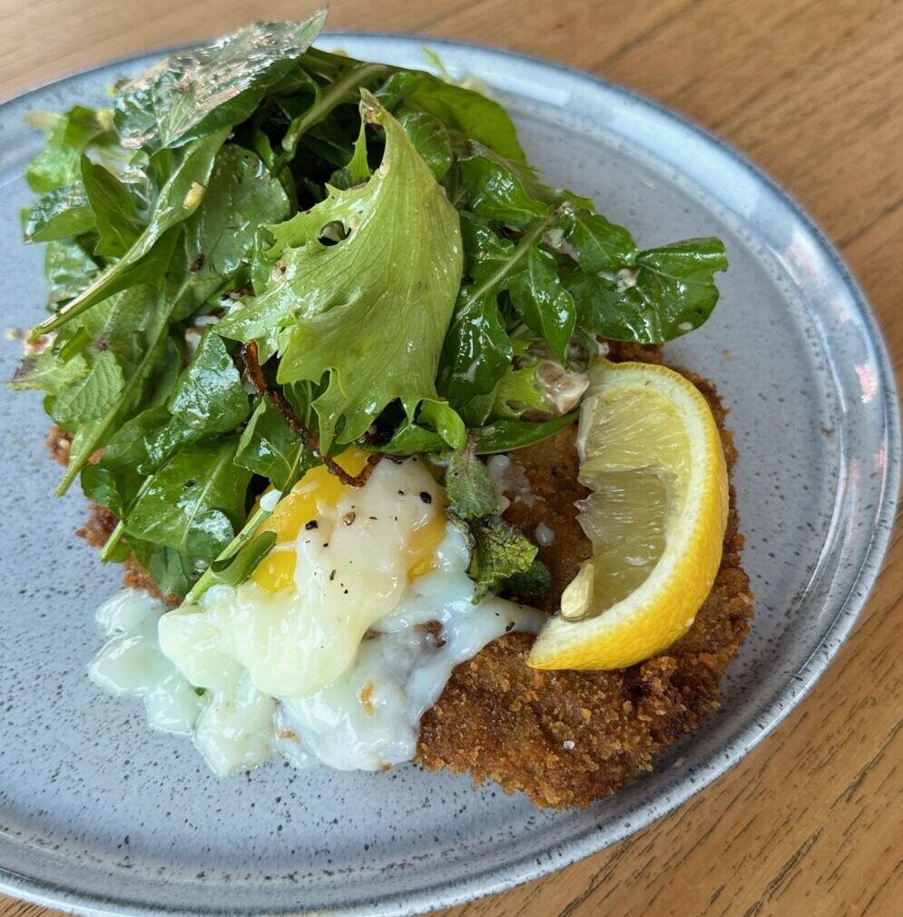 Degustatividade bifão à milanesa e salada de batata bifão à milanesa e salada de batata