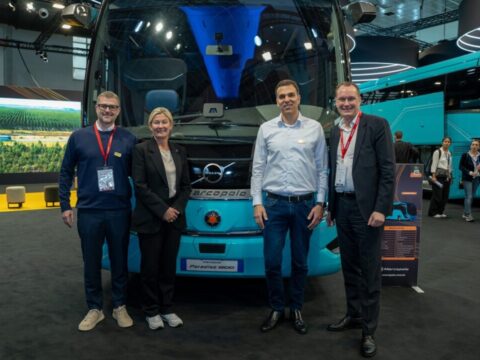 Encarroçadora Marcopolo se destaca na Busworld Europa