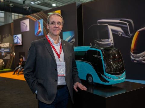 Encarroçadora Marcopolo se destaca na Busworld Europa