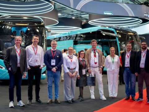Encarroçadora Marcopolo se destaca na Busworld Europa