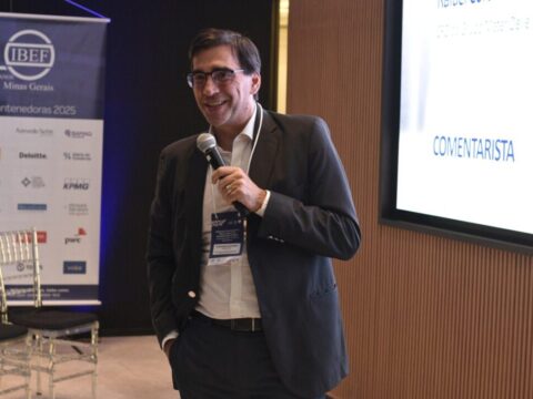 Executivos de finanças em evento do IBEF-MG