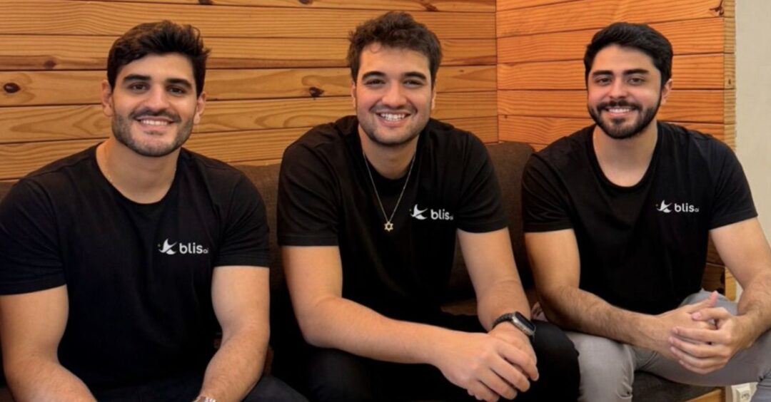 Rafael Cohen Rodrigo Cioffi e Luiz Antunes fundadores da Blis AI
