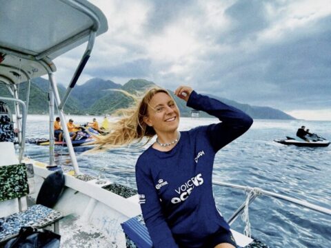 Katharina Grisotti é a personagem do especial "O Oceano Fala"