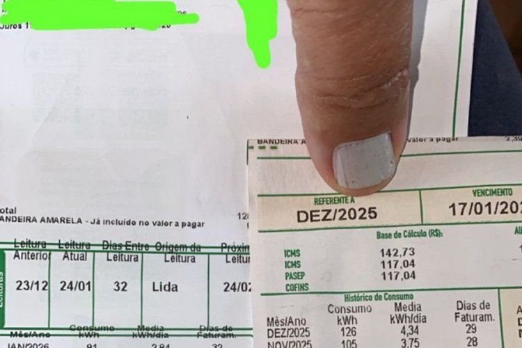 Fatura da conta de luz tem novo modelo Fatura da conta de luz tem novo modelo