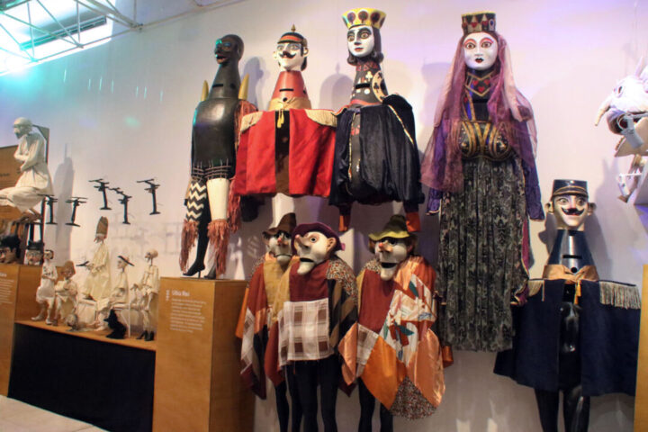 Exposição Bonecos Giramundo celebra 55 anos no Palácio das Artes Bonecos da exposição Giramundo em exibição no Palácio das Artes em Belo Horizonte