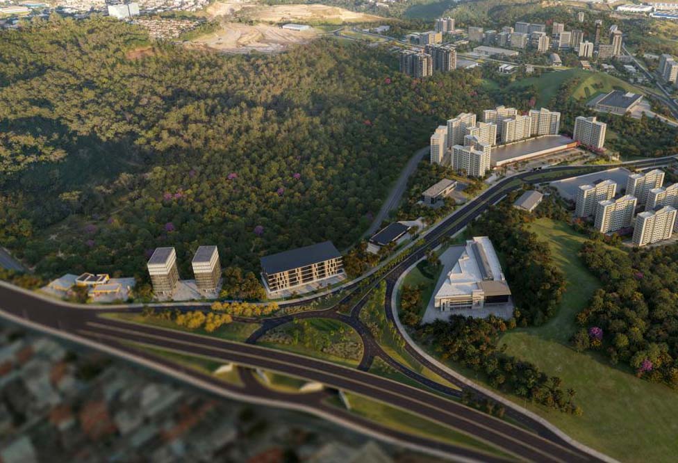 Alças de acesso no Parque dos Bandeirantes Novas alças viárias no entorno do Parque dos Bandeirantes conectando a Via Expressa à BR-381