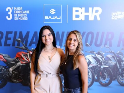 Evento da concessionária da marca indiana Bajaj Pampulha