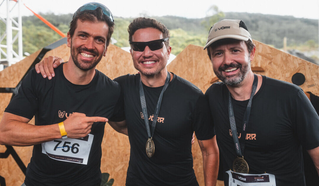 Eduardo Ayres, Júnior Piacesi e Humberto Ayres na Corrida Vörr