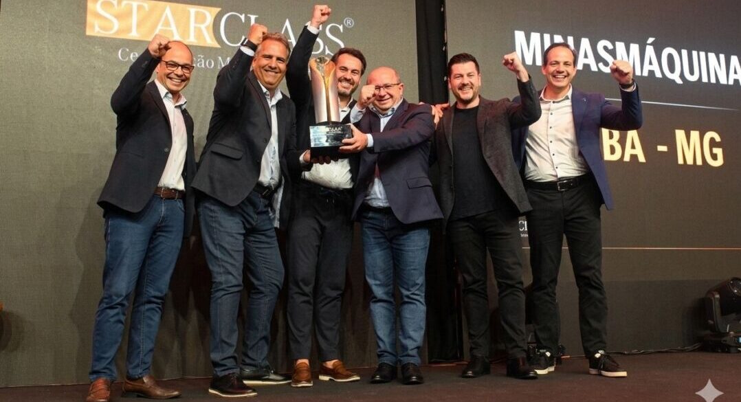 Equipe da Minasmáquinas recebe certificação Diamante da Mercedes-Benz em premiação nacional