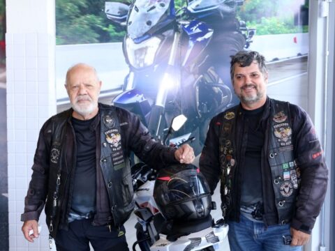 Evento da concessionária da marca indiana Bajaj Pampulha