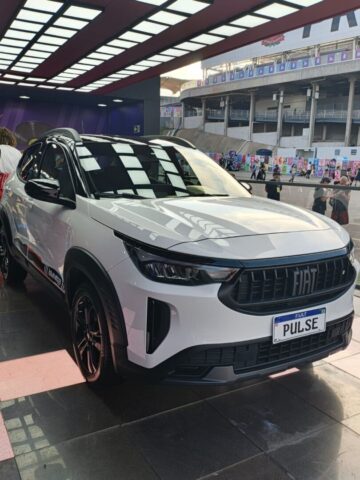 Fiat Pulse Lollapalooza 2026 Fiat Pulse Lollapalooza 2026 exposto em estande com design exclusivo durante o festival
